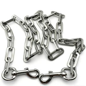 High-end mirror-polished silver chunky paperclip chain bag strap with swivel snap hooks for modern luxury bags and streetwear, custom OEM manufactured by Wahkoi Metal.